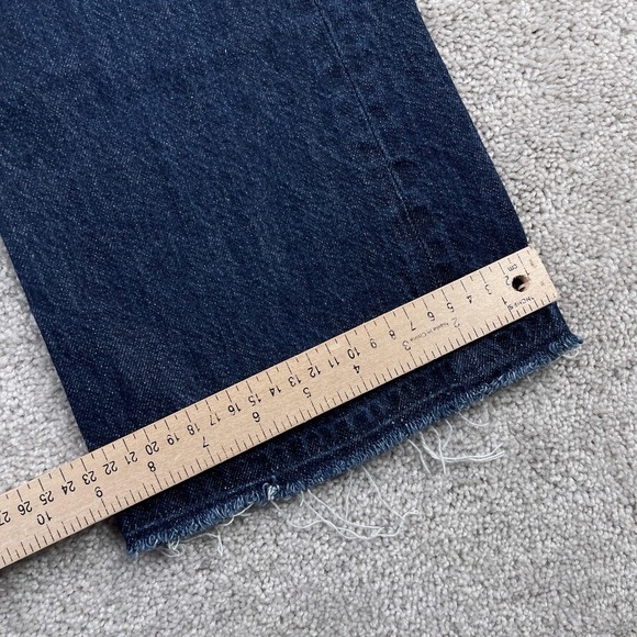 American Eagle Jeans Womens 0 Regular Blue 90s Flare High Rise Stretch Denim - Picture 9 of 14